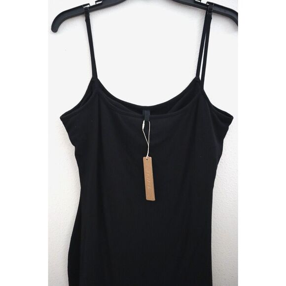 SKIMS OS-MDT-2695 Women's Sz XL Onyx Black Soft Lounge One-Piece Bodysuit - Picture 6 of 10